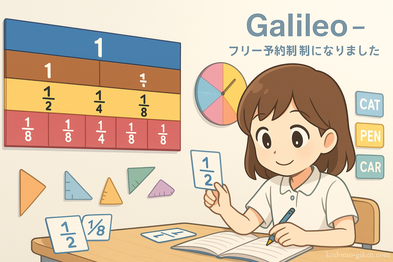 小学生の数英クラス「ガリレオ」をラボ型と同様に予約制にしました