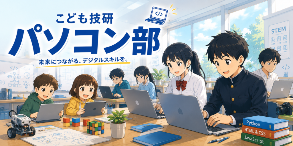 小学生から高校生のパソコン部 - タイピングからAO入試まで